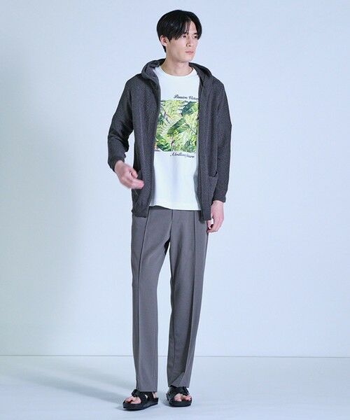 MEN'S BIGI / メンズビギ カーディガン・ボレロ | ドライタッチニットパーカ〈ストレッチ・ハンドウォッシャブル・通気性〉 | 詳細5