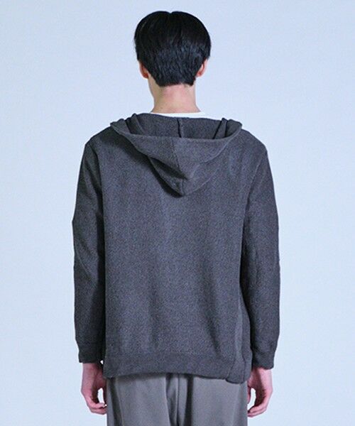 MEN'S BIGI / メンズビギ カーディガン・ボレロ | ドライタッチニットパーカ〈ストレッチ・ハンドウォッシャブル・通気性〉 | 詳細7