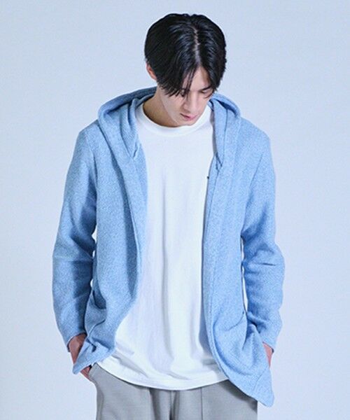 MEN'S BIGI / メンズビギ カーディガン・ボレロ | ドライタッチニットパーカ〈ストレッチ・ハンドウォッシャブル・通気性〉 | 詳細15