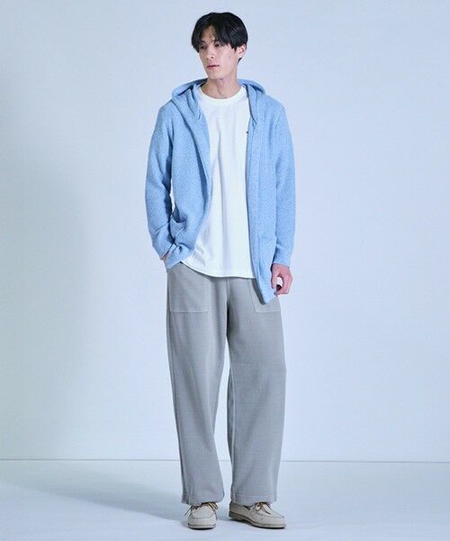 MEN'S BIGI / メンズビギ カーディガン・ボレロ | ドライタッチニットパーカ〈ストレッチ・ハンドウォッシャブル・通気性〉 | 詳細16