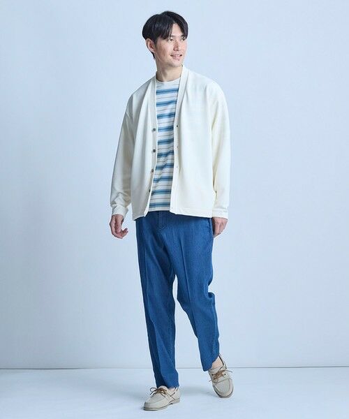 MEN'S BIGI / メンズビギ カーディガン・ボレロ | 【WEB限定】ストレッチリップルカーディガン＜ストレッチ・マシンウォッシャブル＞ | 詳細2