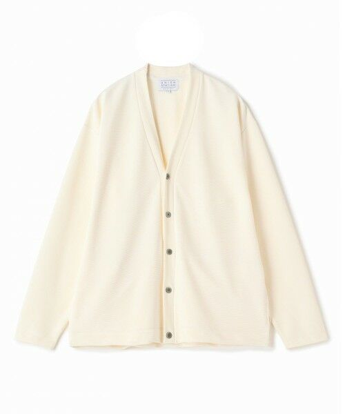 MEN'S BIGI / メンズビギ カーディガン・ボレロ | 【WEB限定】ストレッチリップルカーディガン＜ストレッチ・マシンウォッシャブル＞（オフホワイト）