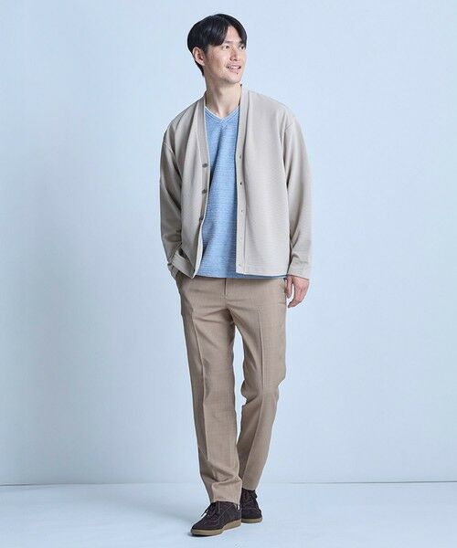 MEN'S BIGI / メンズビギ カーディガン・ボレロ | 【WEB限定】ストレッチリップルカーディガン＜ストレッチ・マシンウォッシャブル＞ | 詳細8