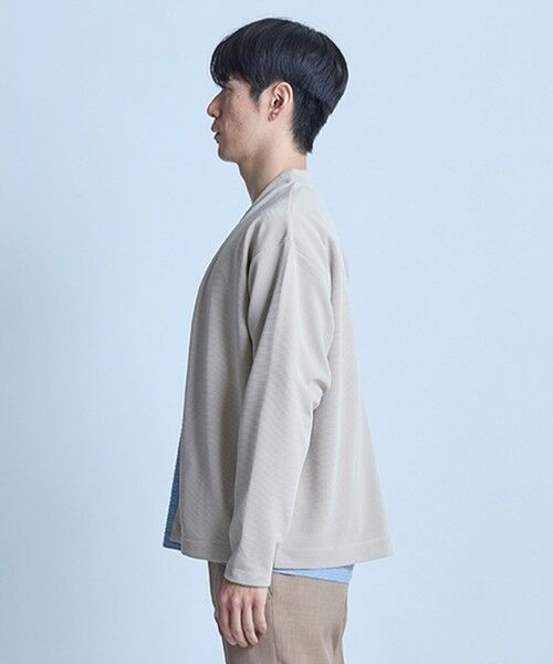 MEN'S BIGI / メンズビギ カーディガン・ボレロ | 【WEB限定】ストレッチリップルカーディガン＜ストレッチ・マシンウォッシャブル＞ | 詳細9