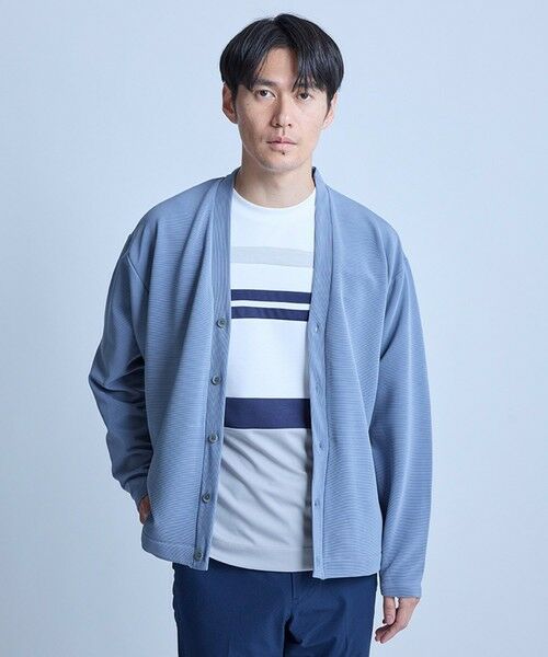 MEN'S BIGI / メンズビギ カーディガン・ボレロ | 【WEB限定】ストレッチリップルカーディガン＜ストレッチ・マシンウォッシャブル＞ | 詳細28