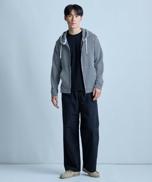 MEN'S BIGI / メンズビギ スウェット | ワッフルジップアップパーカ＜ストレッチ・ハンドウォッシャブル＞ | 詳細3