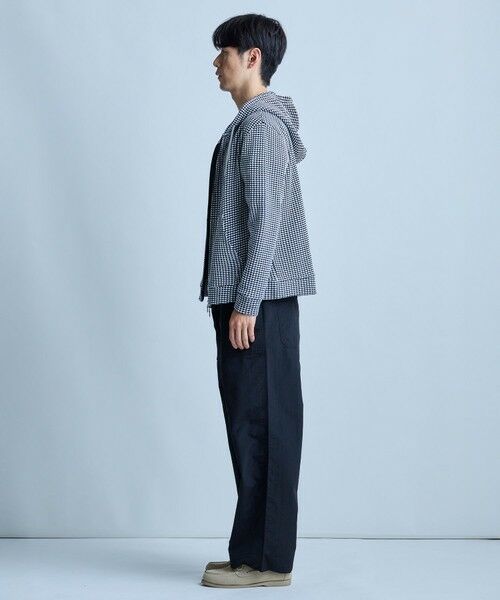 MEN'S BIGI / メンズビギ スウェット | ワッフルジップアップパーカ＜ストレッチ・ハンドウォッシャブル＞ | 詳細4