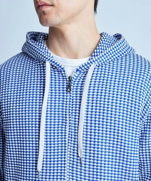 MEN'S BIGI / メンズビギ スウェット | ワッフルジップアップパーカ＜ストレッチ・ハンドウォッシャブル＞ | 詳細13