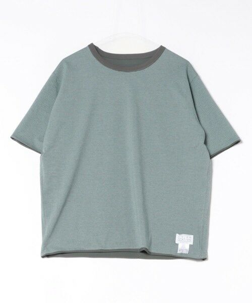 MEN'S BIGI / メンズビギ Tシャツ | リバーシブルTシャツ（カーキ）