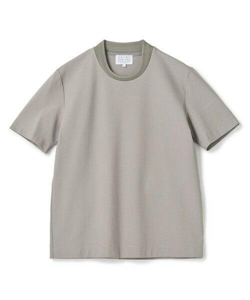 MEN'S BIGI / メンズビギ Tシャツ | ジャケットTシャツ（クルー）（グレー）