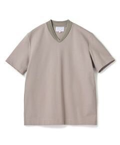 MEN'S BIGI / メンズビギ Tシャツ | VネックテイラーTシャツ〈ストレッチ・マシンウォッシャブル・防臭・接触冷感〉