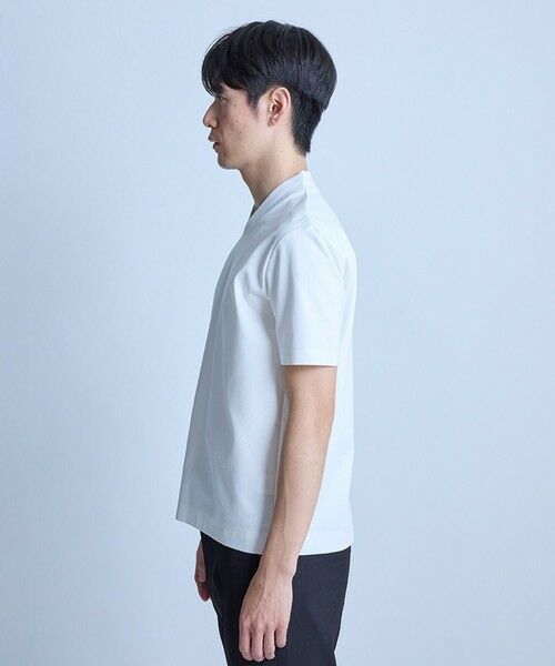 MEN'S BIGI / メンズビギ Tシャツ | VネックテイラーTシャツ〈ストレッチ・マシンウォッシャブル・防臭・接触冷感〉 | 詳細8