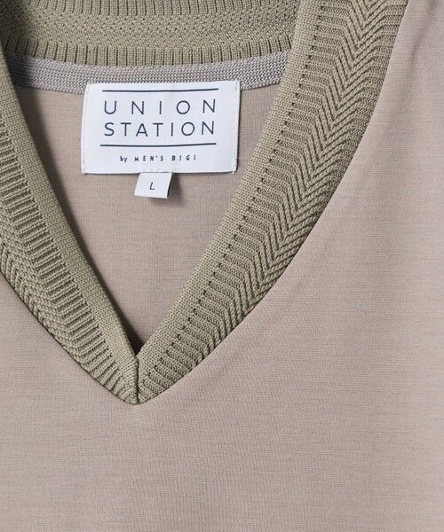 MEN'S BIGI / メンズビギ Tシャツ | VネックテイラーTシャツ〈ストレッチ・マシンウォッシャブル・防臭・接触冷感〉 | 詳細15