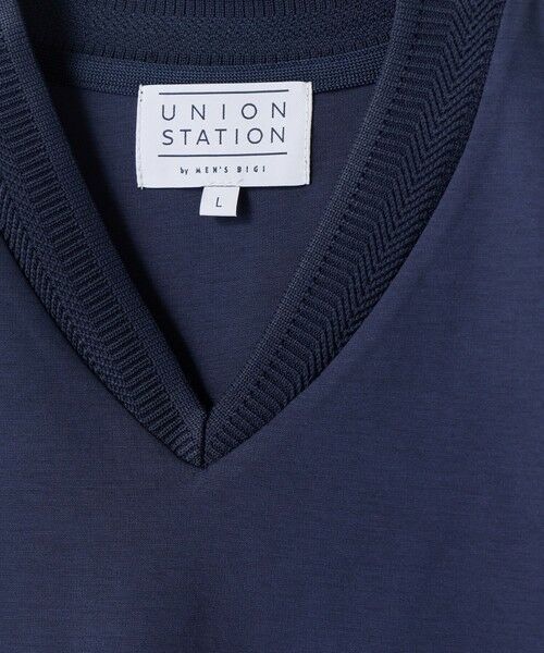 MEN'S BIGI / メンズビギ Tシャツ | VネックテイラーTシャツ〈ストレッチ・マシンウォッシャブル・防臭・接触冷感〉 | 詳細25