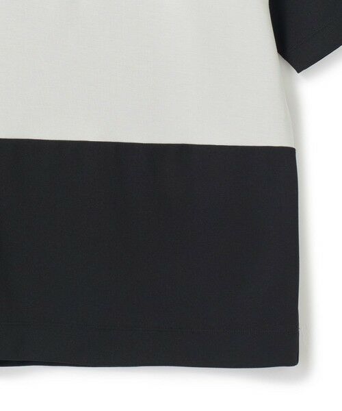 MEN'S BIGI / メンズビギ Tシャツ | ポンチxダンボール素材 コンビデザインT〈ストレッチ・マシンウォッシャブル・接触冷感〉 | 詳細17