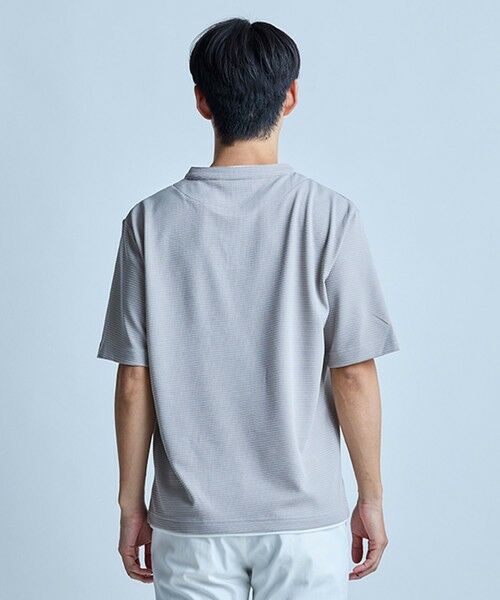 MEN'S BIGI / メンズビギ Tシャツ | ミニワッフルキーネックレイヤードTシャツ | 詳細5