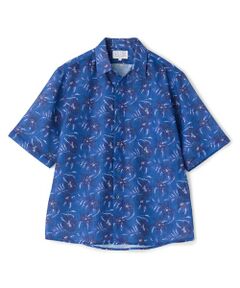 MEN'S BIGI / メンズビギ シャツ・ブラウス | プリントシアーハーフスリーブシャツ＜ハンドウォッシャブル・通気性＞