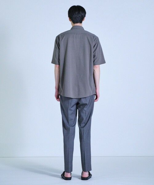 MEN'S BIGI / メンズビギ シャツ・ブラウス | ライトアムンゼンジャージハーフスリーブシャツ<ストレッチ・ハンドウォッシャブル> | 詳細4