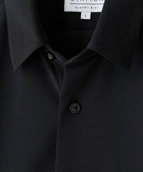 MEN'S BIGI / メンズビギ シャツ・ブラウス | ライトアムンゼンジャージハーフスリーブシャツ<ストレッチ・ハンドウォッシャブル> | 詳細8