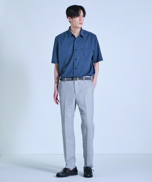 MEN'S BIGI / メンズビギ シャツ・ブラウス | ライトアムンゼンジャージハーフスリーブシャツ<ストレッチ・ハンドウォッシャブル> | 詳細10