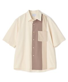 MEN'S BIGI / メンズビギ シャツ・ブラウス | マルチカラーコンビハーフスリーブシャツ＜ストレッチ・ハンドウォッシャブル＞