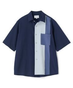 MEN'S BIGI / メンズビギ シャツ・ブラウス | マルチカラーコンビハーフスリーブシャツ＜ストレッチ・ハンドウォッシャブル＞