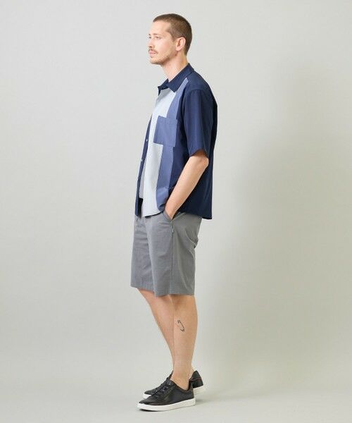 MEN'S BIGI / メンズビギ シャツ・ブラウス | マルチカラーコンビハーフスリーブシャツ＜ストレッチ・ハンドウォッシャブル＞ | 詳細13