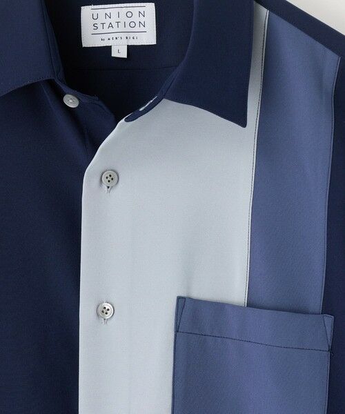 MEN'S BIGI / メンズビギ シャツ・ブラウス | マルチカラーコンビハーフスリーブシャツ＜ストレッチ・ハンドウォッシャブル＞ | 詳細3