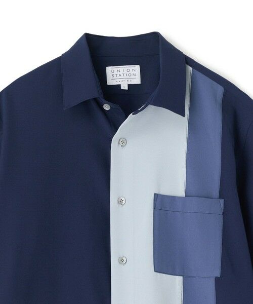 MEN'S BIGI / メンズビギ シャツ・ブラウス | マルチカラーコンビハーフスリーブシャツ＜ストレッチ・ハンドウォッシャブル＞ | 詳細4