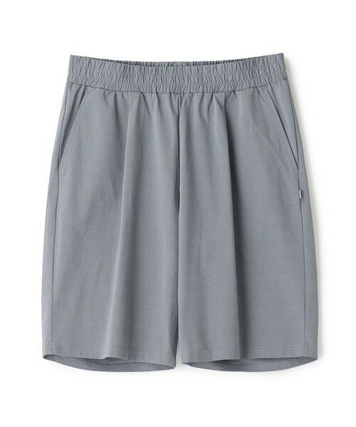 MEN'S BIGI / メンズビギ ショート・ハーフ・半端丈パンツ | ペーパータッチショートパンツ＜ストレッチ・速乾・マシンウォッシャブル・イージーケア接触冷感＞（グレー）