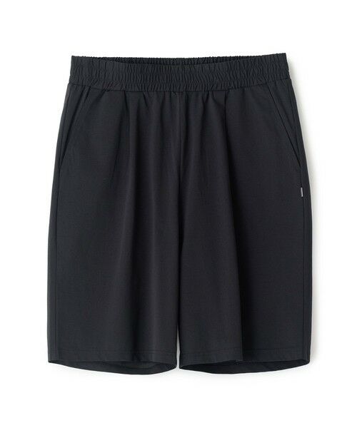 MEN'S BIGI / メンズビギ ショート・ハーフ・半端丈パンツ | ペーパータッチショートパンツ＜ストレッチ・速乾・マシンウォッシャブル・イージーケア接触冷感＞（ブラック）