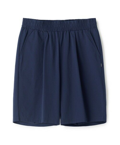 MEN'S BIGI / メンズビギ ショート・ハーフ・半端丈パンツ | ペーパータッチショートパンツ＜ストレッチ・速乾・マシンウォッシャブル・イージーケア接触冷感＞（ネイビー）