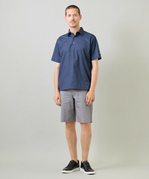 MEN'S BIGI / メンズビギ ショート・ハーフ・半端丈パンツ | ドットメッシュプリントハーフパンツ＜ストレッチ・軽量・ハンドウォッシャブル・通気性＞ | 詳細2