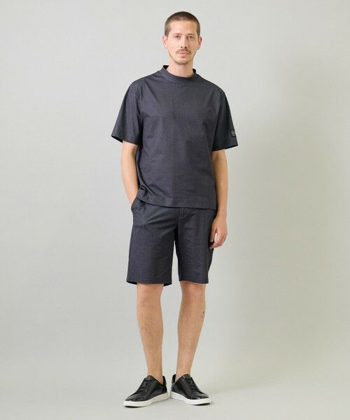 MEN'S BIGI / メンズビギ ショート・ハーフ・半端丈パンツ | ドットメッシュプリントハーフパンツ＜ストレッチ・軽量・ハンドウォッシャブル・通気性＞ | 詳細5