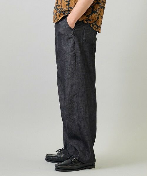 MEN'S BIGI / メンズビギ デニムパンツ | メッシュデニムワイド3Dパンツ<ストレッチ・ハンドウォッシャブル・通気性> | 詳細2