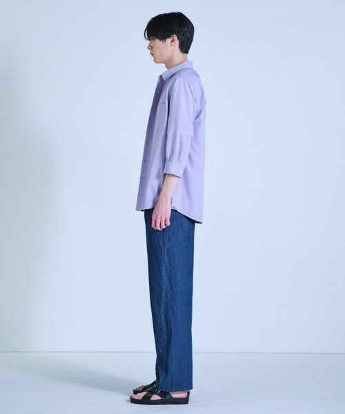 MEN'S BIGI / メンズビギ デニムパンツ | メッシュデニムワイド3Dパンツ<ストレッチ・ハンドウォッシャブル・通気性> | 詳細5