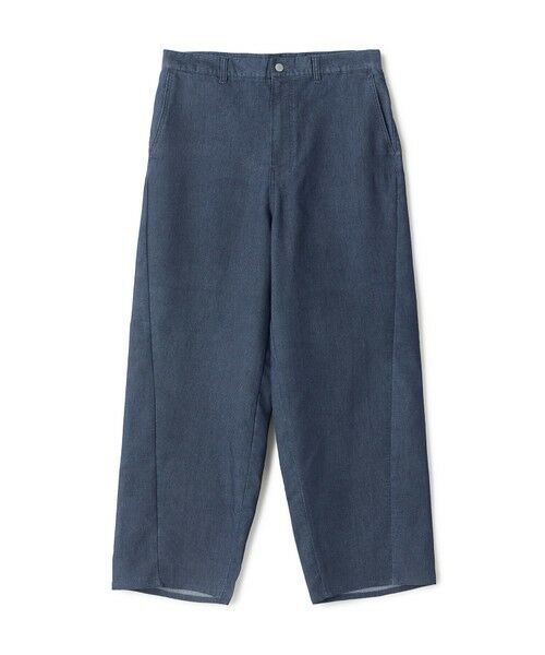 MEN'S BIGI / メンズビギ デニムパンツ | メッシュデニムワイド3Dパンツ<ストレッチ・ハンドウォッシャブル・通気性>(ネイビー)