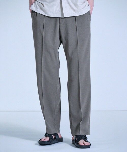 MEN'S BIGI / メンズビギ その他パンツ | ライトアムンゼンジャージーピンタックパンツ＜ストレッチ・ハンドウォッシャブル＞ | 詳細1