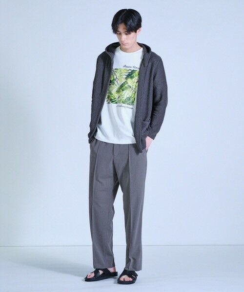 MEN'S BIGI / メンズビギ その他パンツ | ライトアムンゼンジャージーピンタックパンツ＜ストレッチ・ハンドウォッシャブル＞ | 詳細3