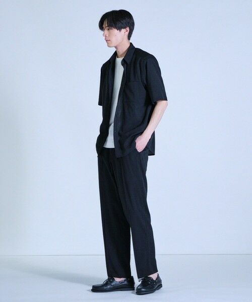 MEN'S BIGI / メンズビギ その他パンツ | ライトアムンゼンジャージーピンタックパンツ＜ストレッチ・ハンドウォッシャブル＞ | 詳細10