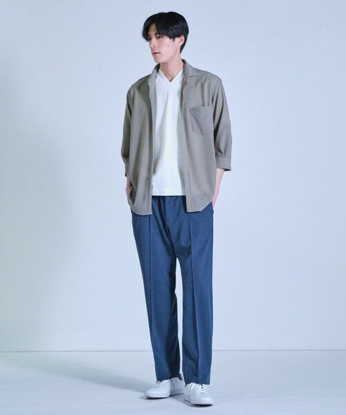 MEN'S BIGI / メンズビギ その他パンツ | ライトアムンゼンジャージーピンタックパンツ＜ストレッチ・ハンドウォッシャブル＞ | 詳細16