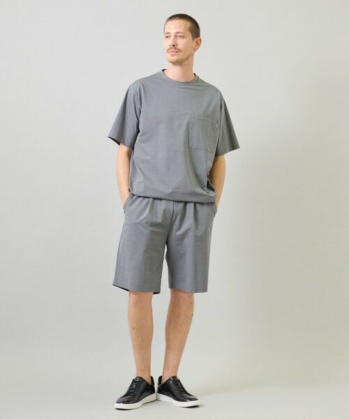MEN'S BIGI / メンズビギ Tシャツ | ペーパータッチドローコードTシャツ＜ストレッチ・速乾・マシンウォッシャブル・イージーケア接触冷感＞ | 詳細9