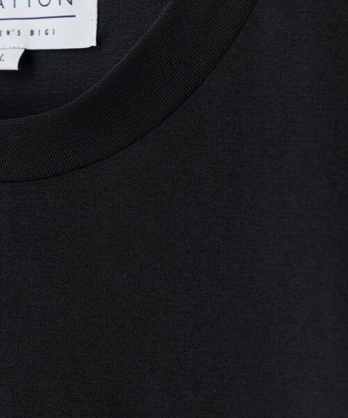 MEN'S BIGI / メンズビギ Tシャツ | ペーパータッチドローコードTシャツ＜ストレッチ・速乾・マシンウォッシャブル・イージーケア接触冷感＞ | 詳細11