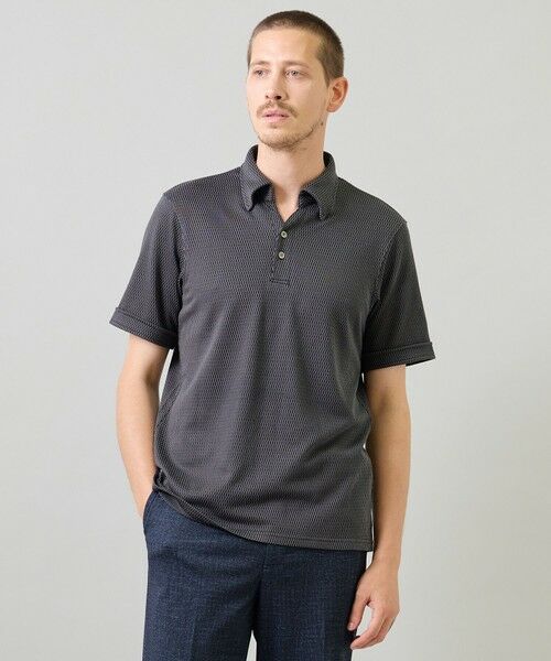 MEN'S BIGI / メンズビギ ポロシャツ | マルチファンクションポロシャツ＜ストレッチ・速乾・イージーケア・ハンドウォッシャブル・UVカット・ 抗菌・防臭＞ | 詳細1