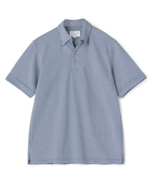 MEN'S BIGI / メンズビギ ポロシャツ | マルチファンクションポロシャツ<ストレッチ・速乾・イージーケア・ハンドウォッシャブル・UVカット・ 抗菌・防臭>(ブルー系)