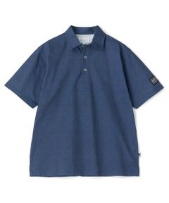 MEN'S BIGI / メンズビギ ポロシャツ | ドットメッシュプリントポロシャツ＜ストレッチ・軽量・ハンドウォッシャブル・通気性＞