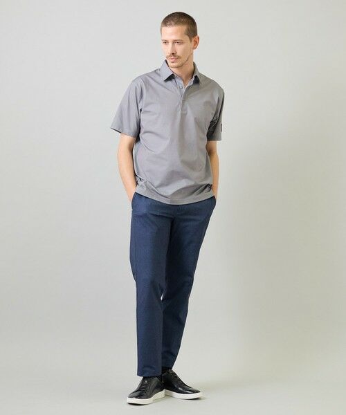 MEN'S BIGI / メンズビギ ポロシャツ | ドットメッシュプリントポロシャツ＜ストレッチ・軽量・ハンドウォッシャブル・通気性＞ | 詳細2