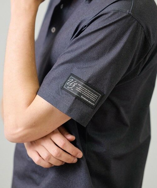MEN'S BIGI / メンズビギ ポロシャツ | ドットメッシュプリントポロシャツ＜ストレッチ・軽量・ハンドウォッシャブル・通気性＞ | 詳細8