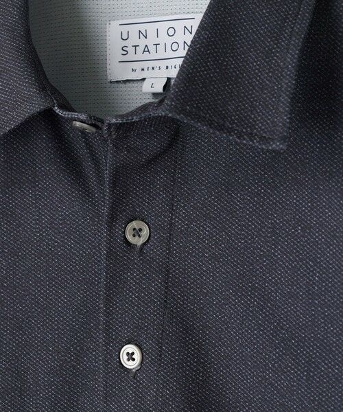 MEN'S BIGI / メンズビギ ポロシャツ | ドットメッシュプリントポロシャツ＜ストレッチ・軽量・ハンドウォッシャブル・通気性＞ | 詳細2