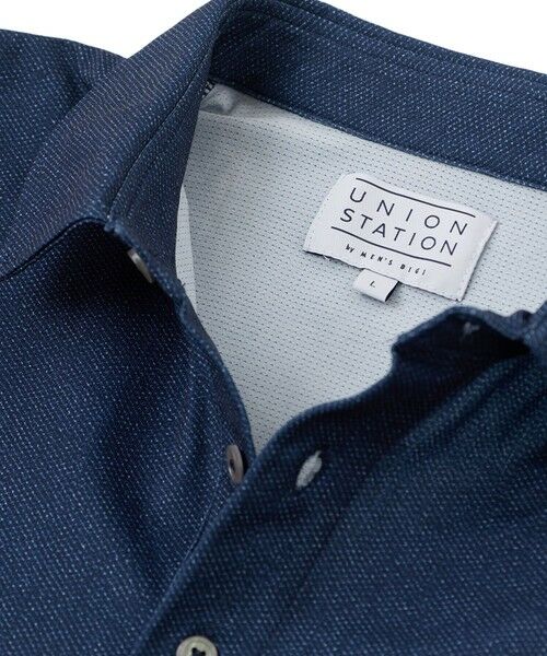 MEN'S BIGI / メンズビギ ポロシャツ | ドットメッシュプリントポロシャツ＜ストレッチ・軽量・ハンドウォッシャブル・通気性＞ | 詳細7